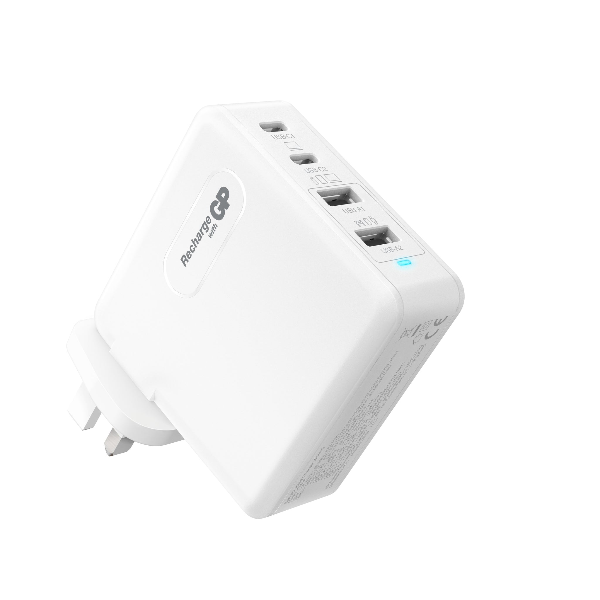 GP 100W USB-C 及 USB-A GaN 4接口快速充電器