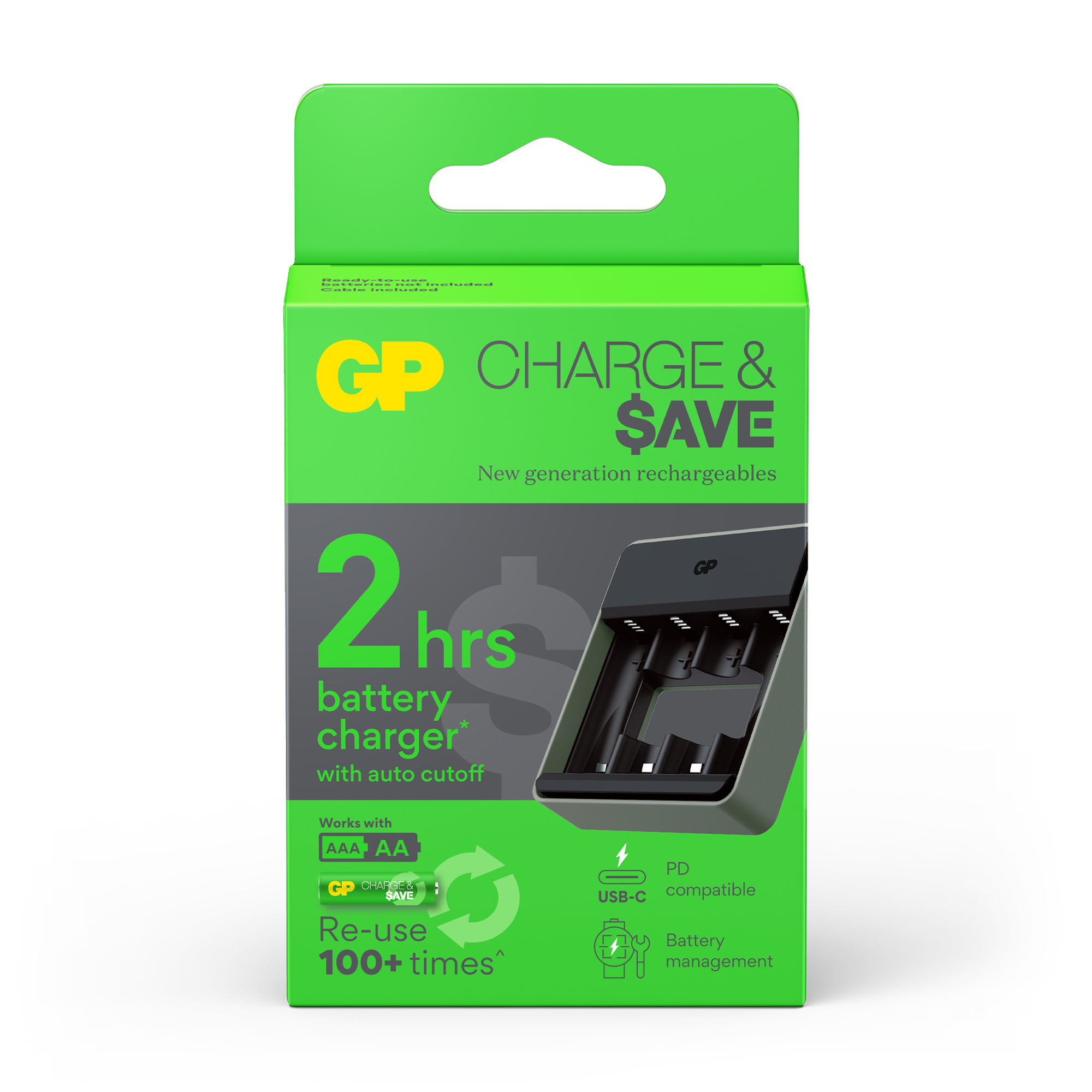 GP Charge & $ave M453 充電器