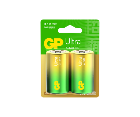 GP Ultra 特強D型鹼性電池