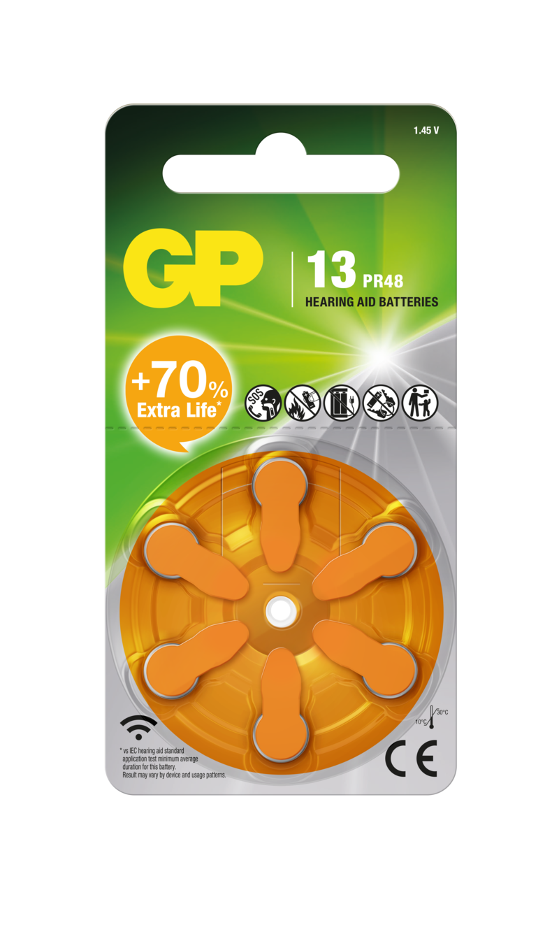GP 助聽器專用電池- ZA13 | GP Batteries HK