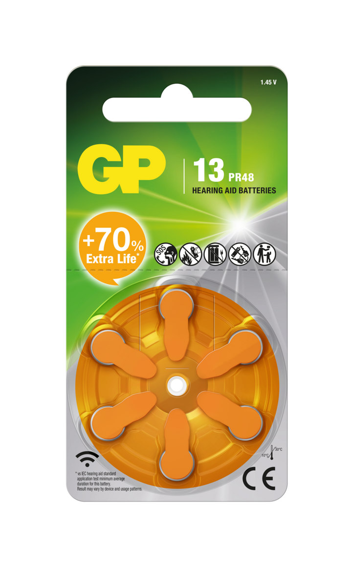 GP 助聽器專用電池- ZA13 | GP Batteries HK