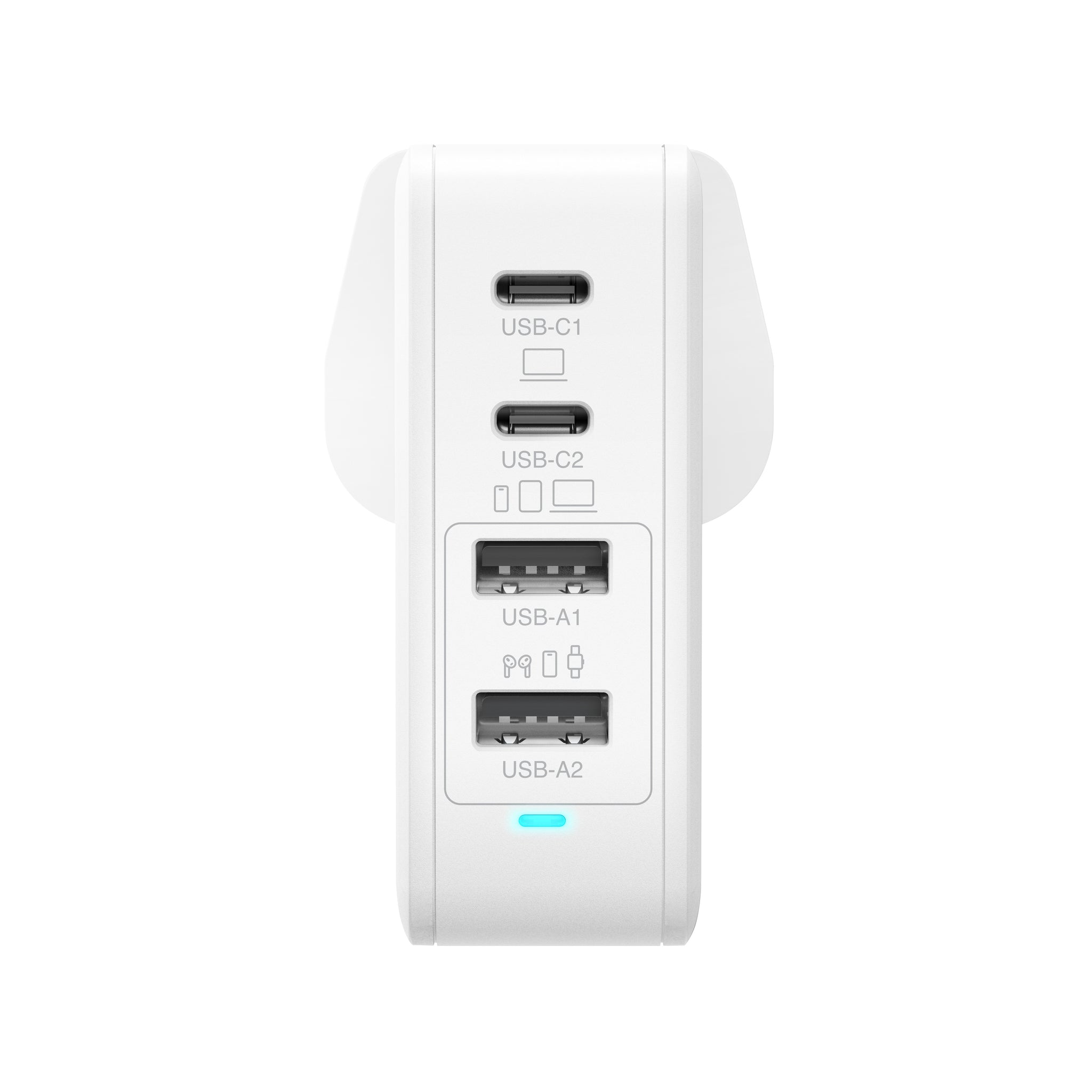 GP 100W USB-C 及 USB-A GaN 4接口快速充電器