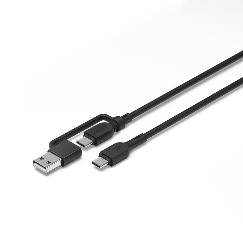 GP 1.5米 2合1 USB-C至USB-C/Lighting 60W數據轉輸充電線CXBP