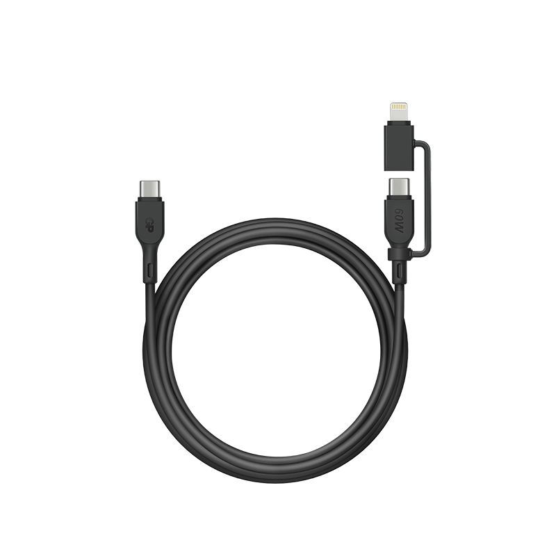 GP 1.5米 2合1 USB-C至USB-C/Lighting 60W數據轉輸充電線CXBP