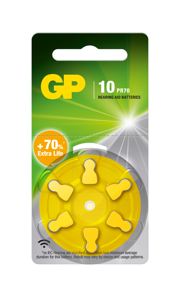 GP超霸助聽器專用電池 - ZA10