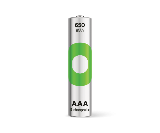 GP綠再AAA充電池650mAh (4粒裝)
