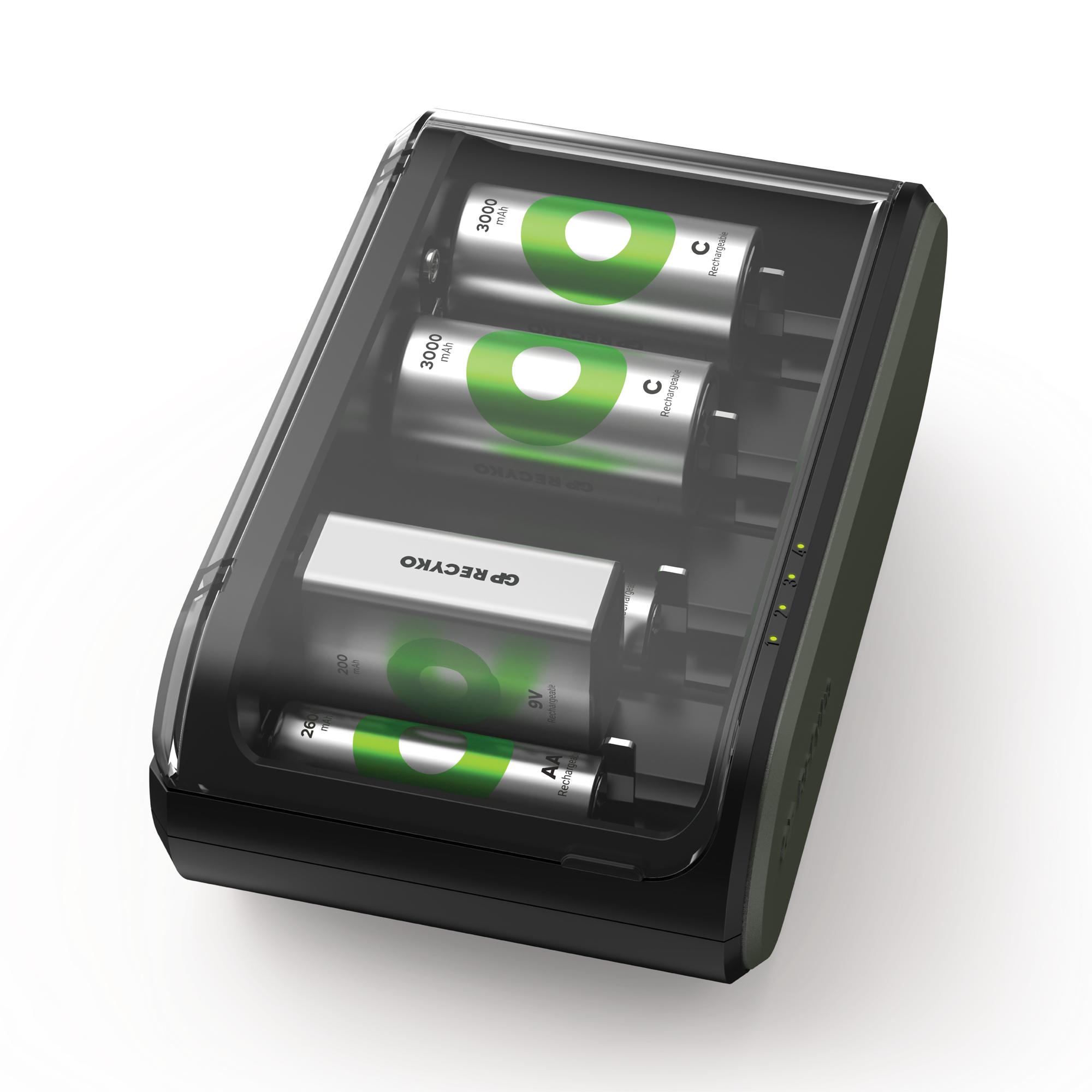 GP Recyko 全能充(USB/6槽)充電器B632