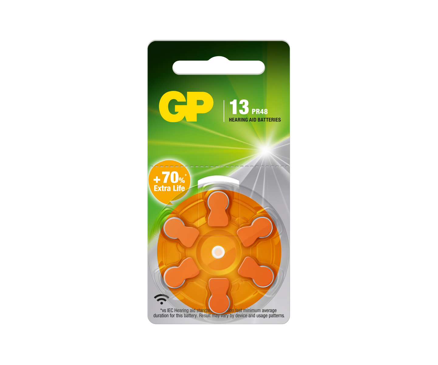 gp hearing aid batteries za13