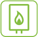 gas water heater icon