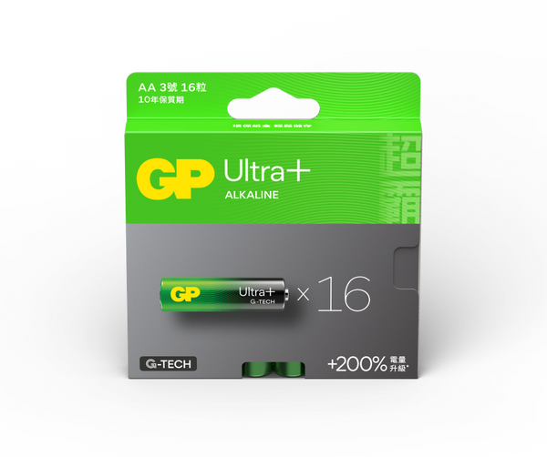 GP Ultra+ 超特強AA鹼性電池