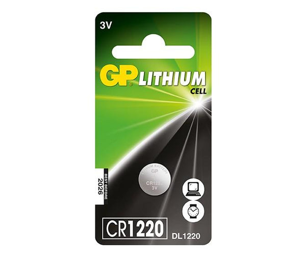 GP超霸高效鈕型鋰電池CR1220