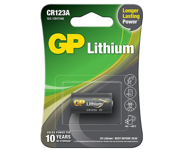 GP超霸鋰電池CR123