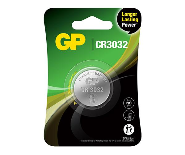 GP超霸鈕扣鋰電池 CR3032