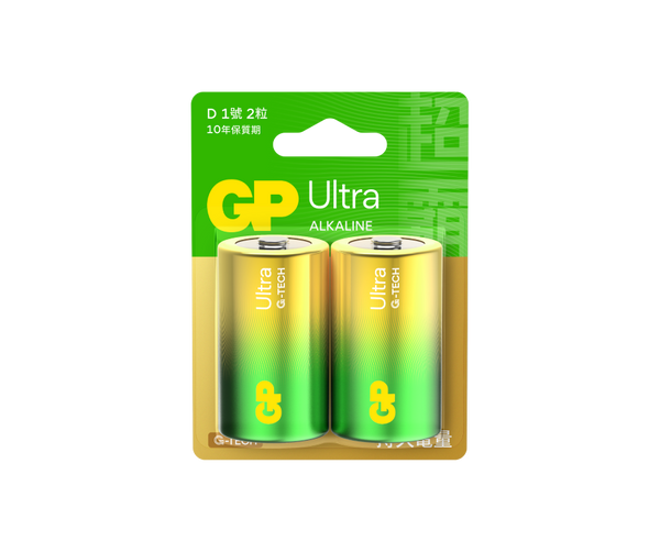 GP Ultra 特強D型鹼性電池 